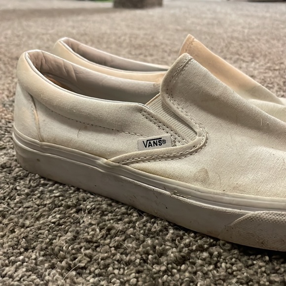 White slip on vans - Picture 2 of 4